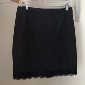 Black Loft pencil skirt